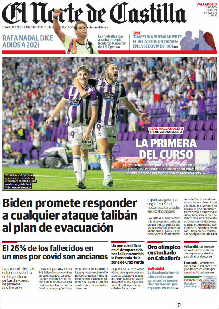 Portada de Norte de Castilla - Valladolid (Espa&ntilde;a)