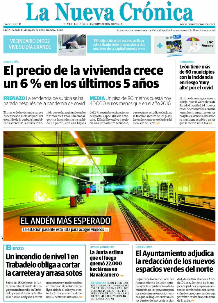 Portada de La Nueva Crónica (Espa&ntilde;a)