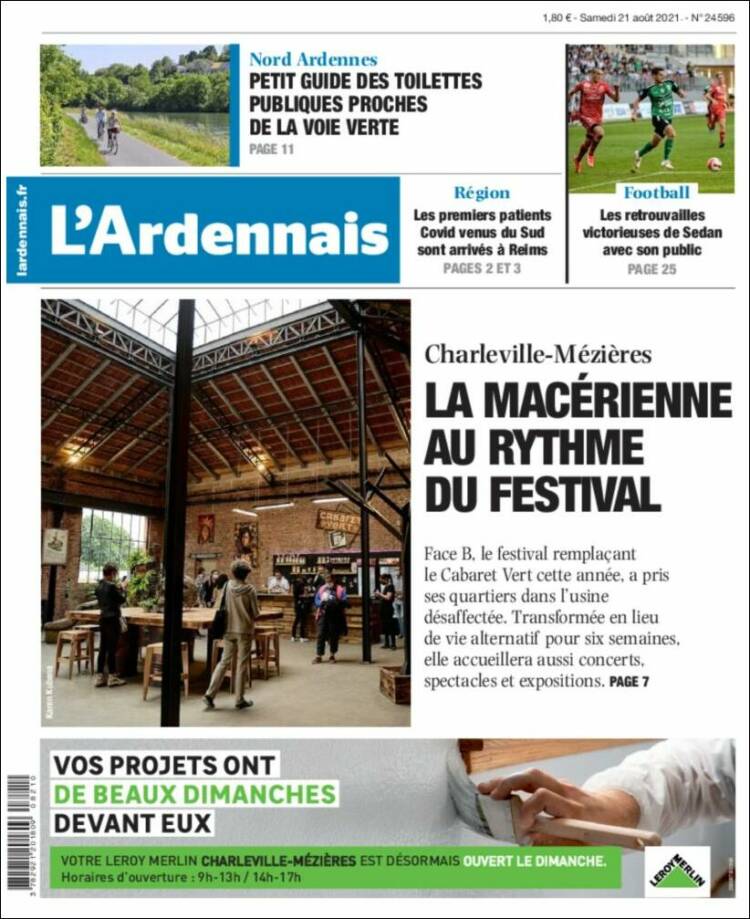 Portada de L'Ardenais (Francia)