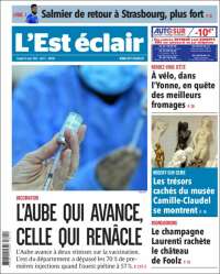 Portada de L'Est Eclair (Francia)