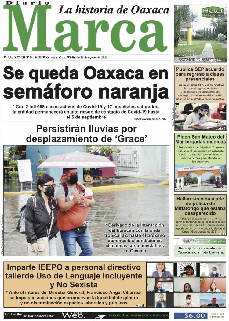 Portada de Diario Marca (México)