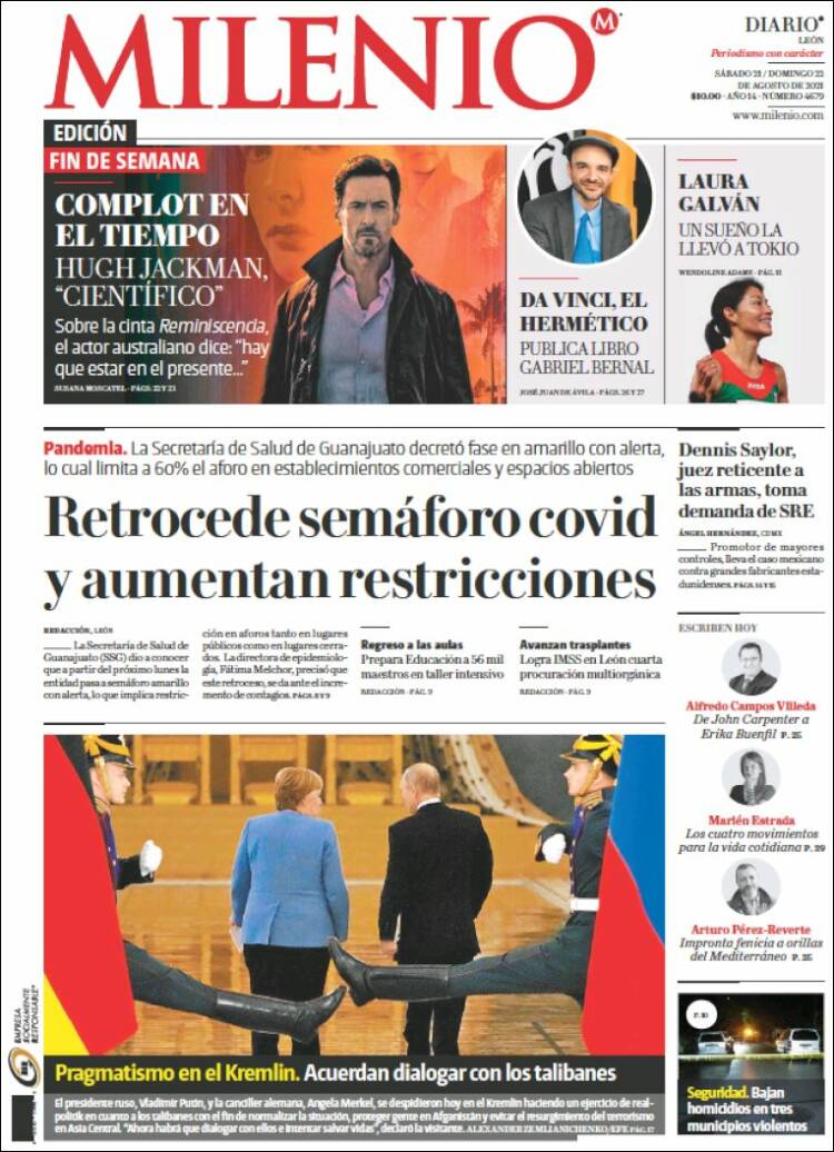 Portada de Milenio de León (México)