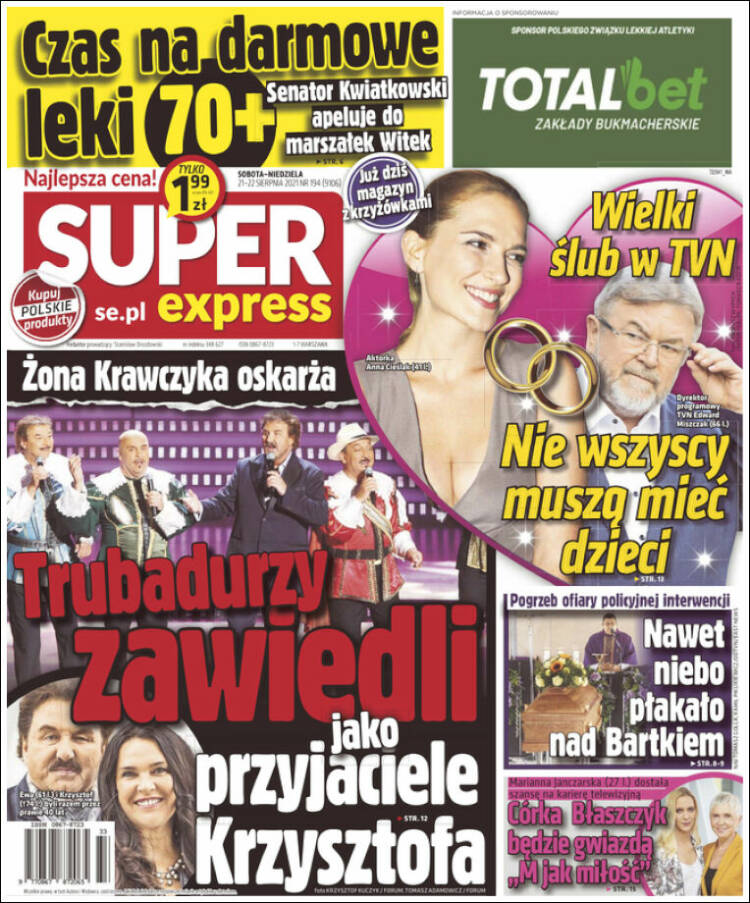 Portada de Super Express (Polonia)