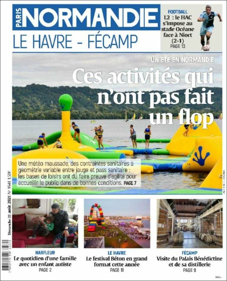 Portada de Le Havre Libre (Francia)