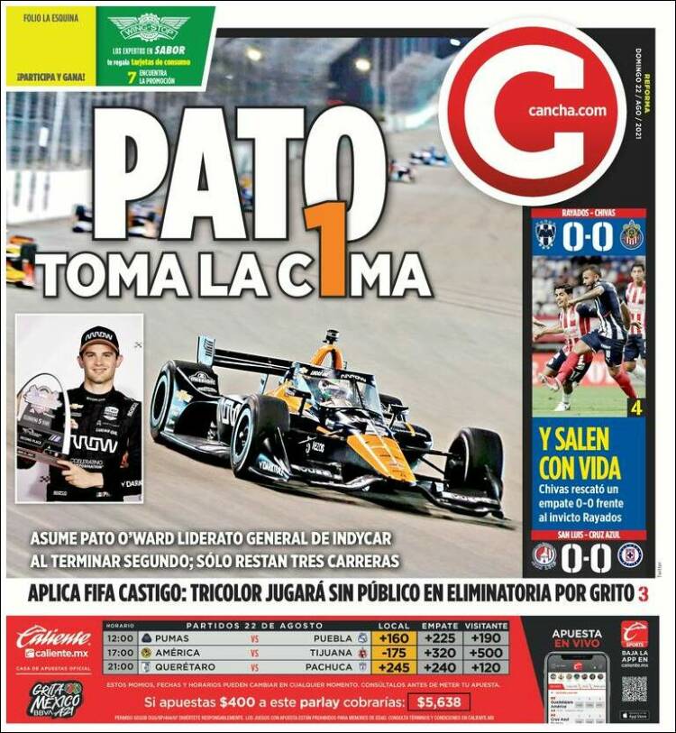 Portada de Cancha (México)