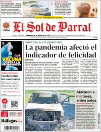 Portada de El Sol de Parral (México)