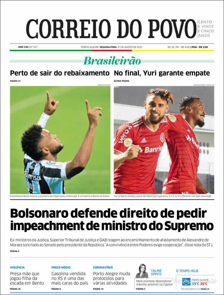 Portada de Correio Do Povo (Brasil)