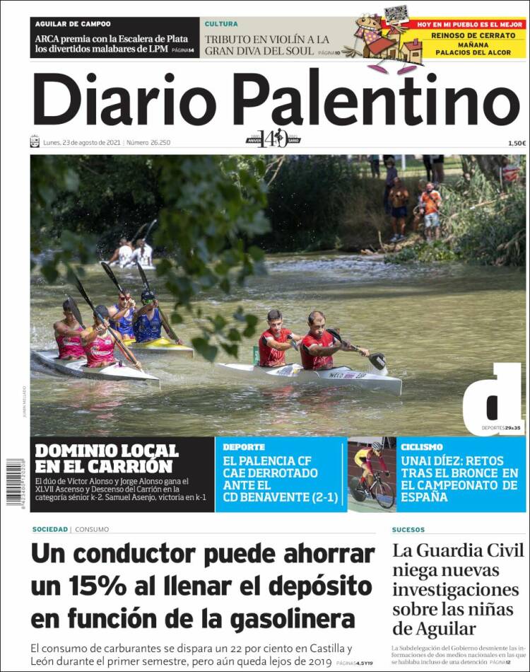 Portada de Diario Palentino (España)