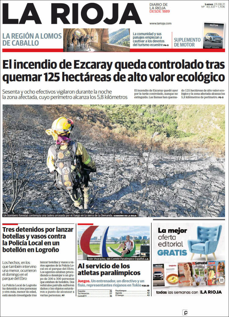 Portada de La Rioja (España)