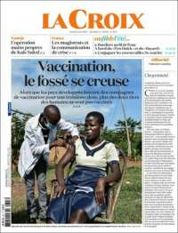 Portada de La Croix (Francia)
