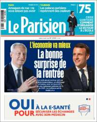 Portada de Le Parisien (Francia)