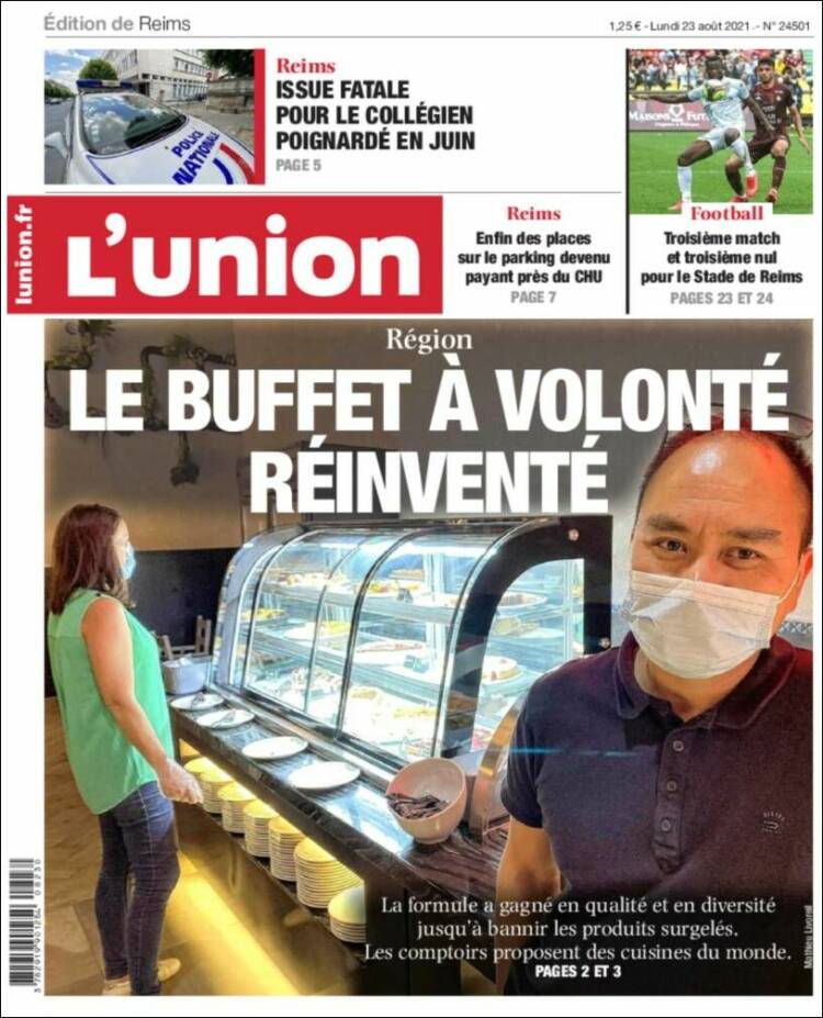 Portada de L'Union (Francia)