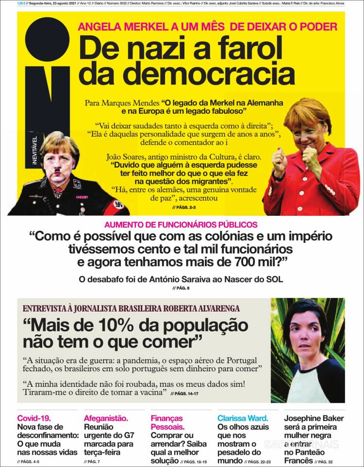 Portada de I - informação (Portugal)