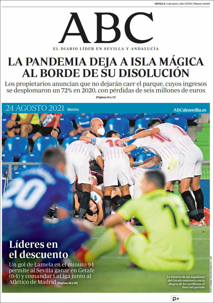 Portada de ABC - Sevilla (Espa&ntilde;a)