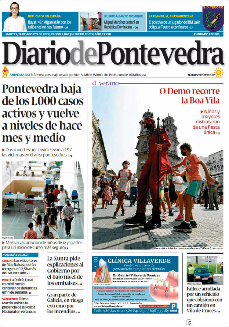 Portada de Diario de Pontevedra (Espa&ntilde;a)