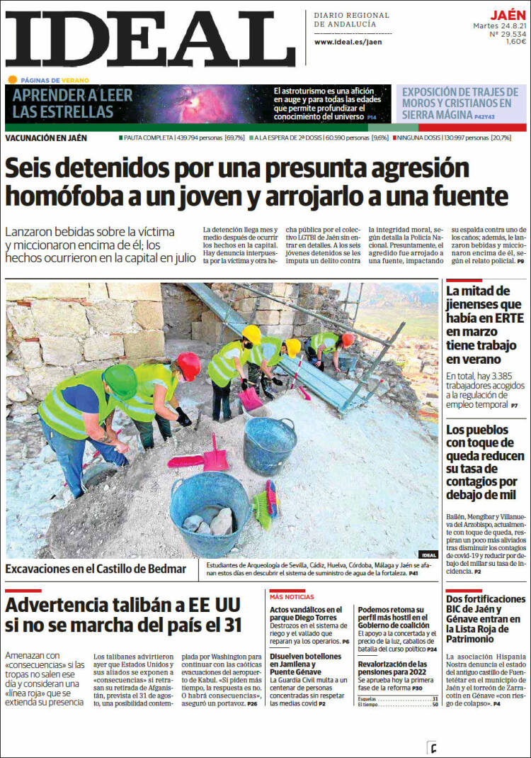 Portada de El Ideal de Jaén (Espa&ntilde;a)