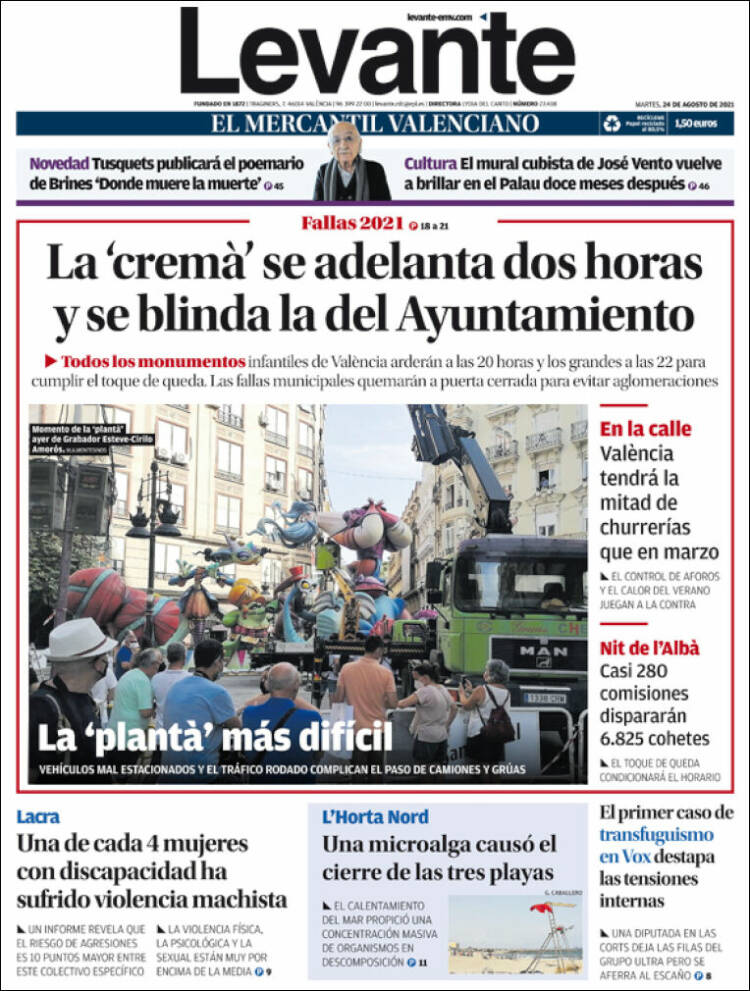 Portada de Levante (Espa&ntilde;a)