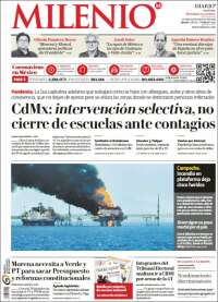 Portada de Milenio (Mexique)