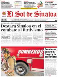 Portada de El Sol de Sinaloa (México)