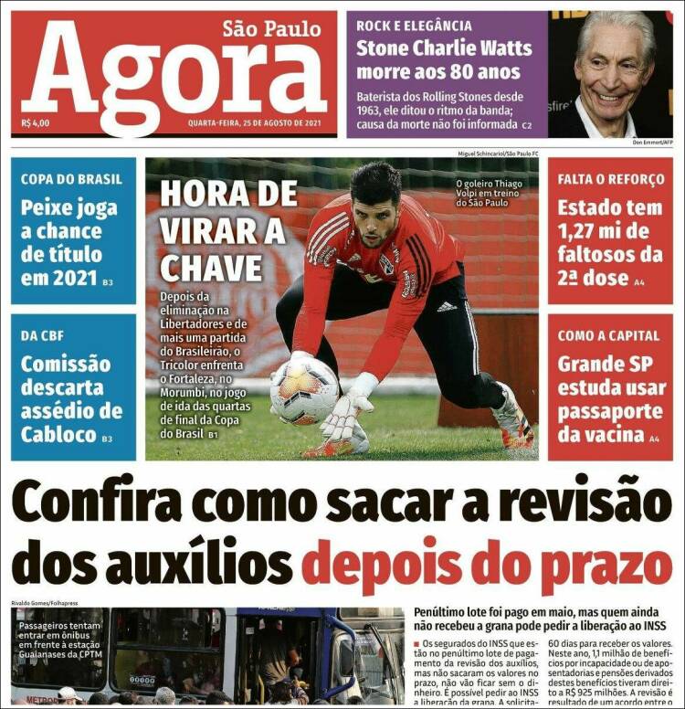 Portada de Jornal Agora (Brasil)