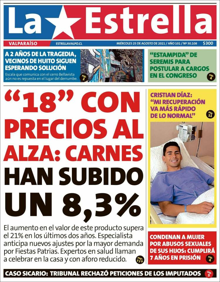 Portada de Estrella de Valparaiso (Chile)