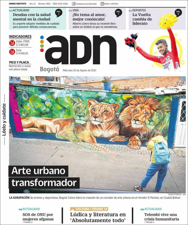 Portada de ADN - Bogotá (Colombia)