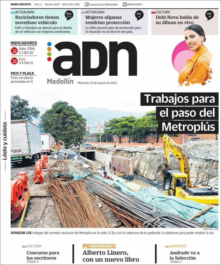 Portada de ADN - Medellín (Colombia)