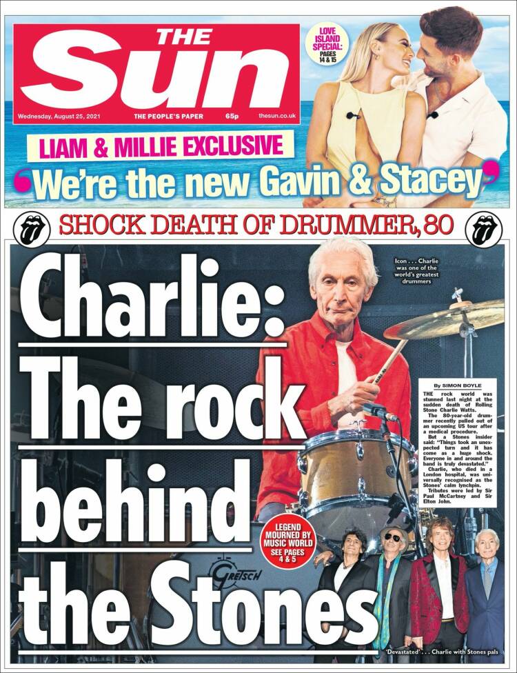 Portada de The Sun (Reino Unido)