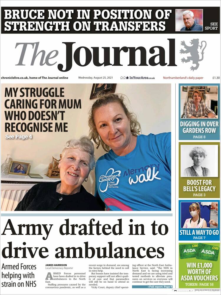 Portada de The Journal (Reino Unido)