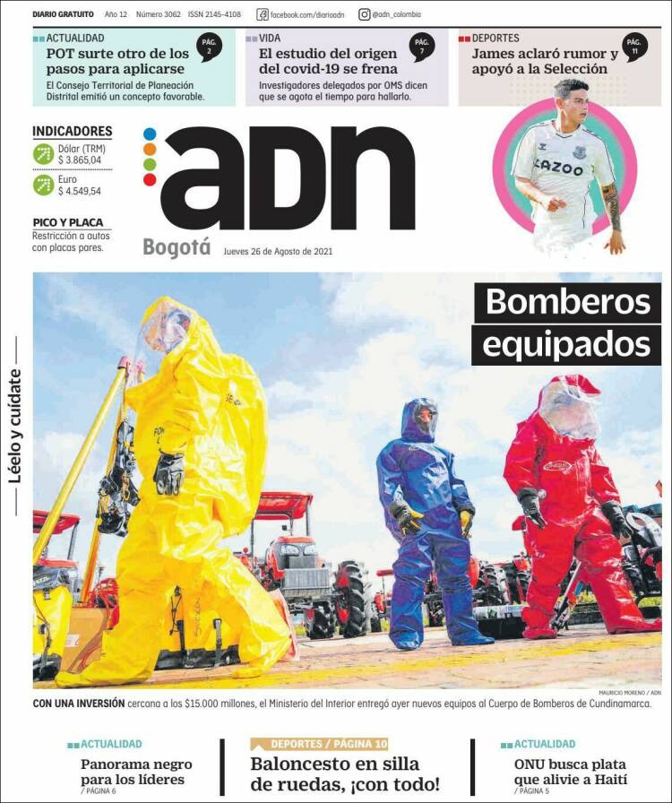 Portada de ADN - Bogotá (Colombia)