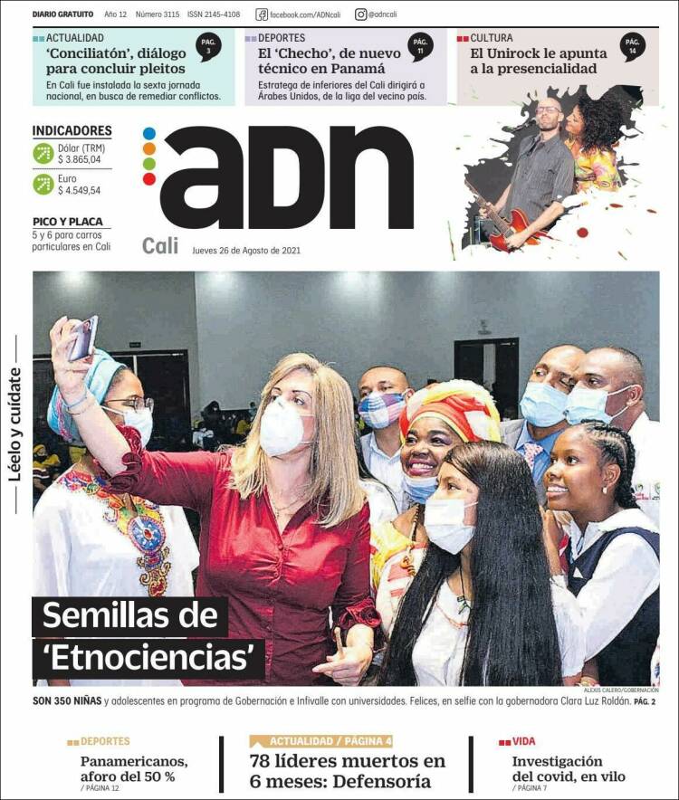 Portada de ADN - Cali (Colombia)