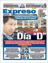 Portada de Expreso (Perú)