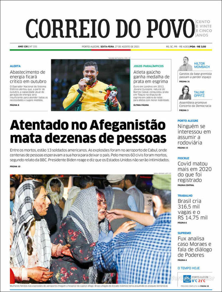 Portada de Correio Do Povo (Brasil)
