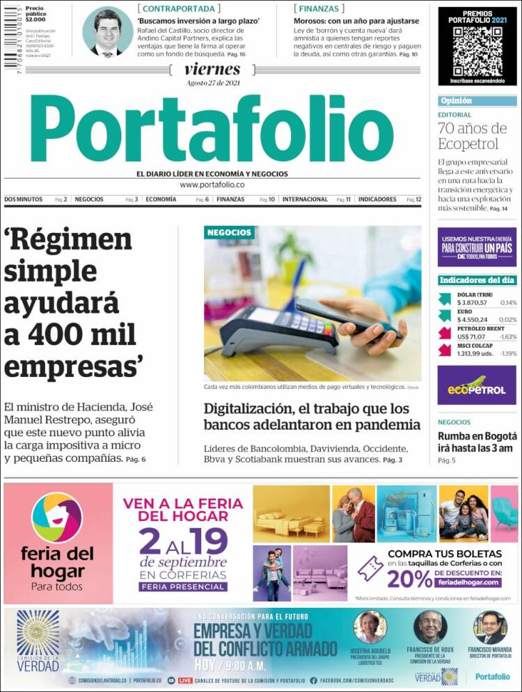 Portada de Portafolio (Colombia)