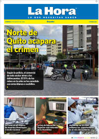 Portada de La Hora - Ecuador (Ecuador)