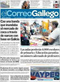 Portada de El Correo Gallego (Espa&ntilde;a)