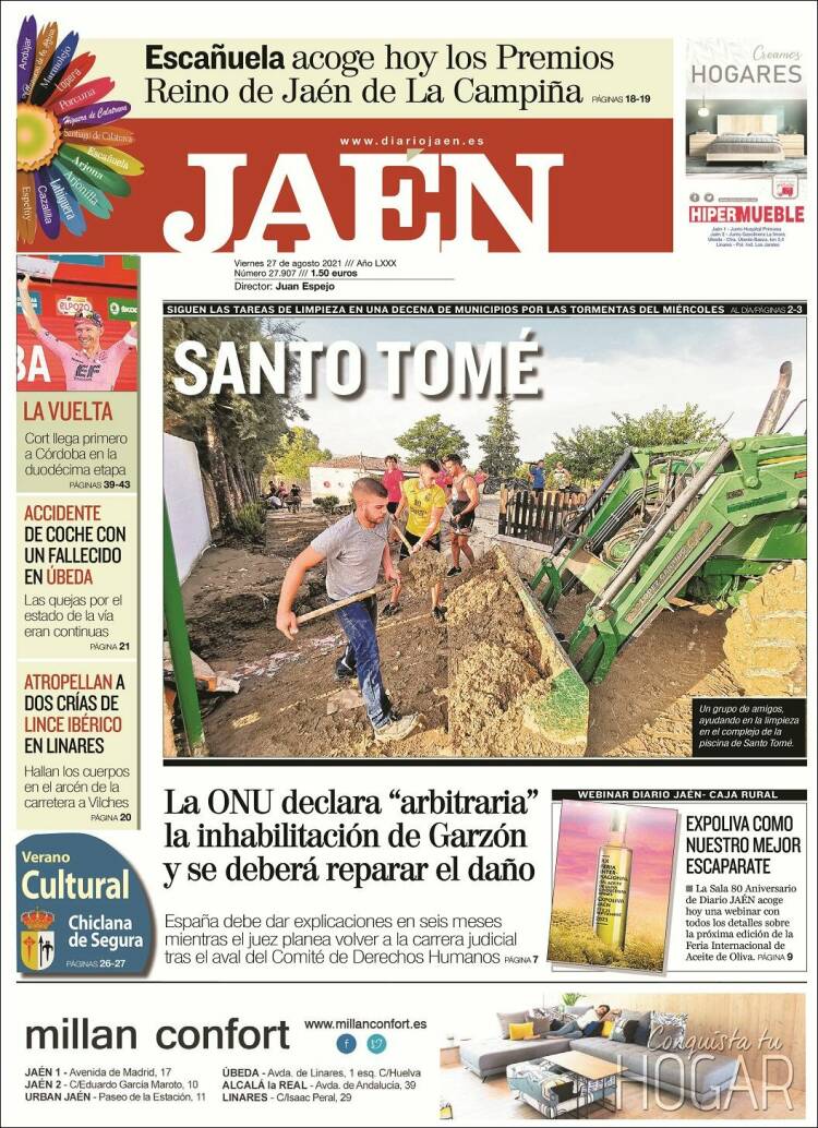 Portada de Diario Jaén (Espa&ntilde;a)