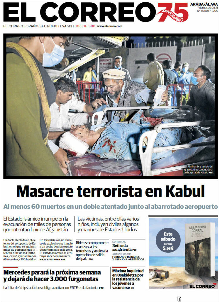 Portada de El Correo - Álava (Espa&ntilde;a)