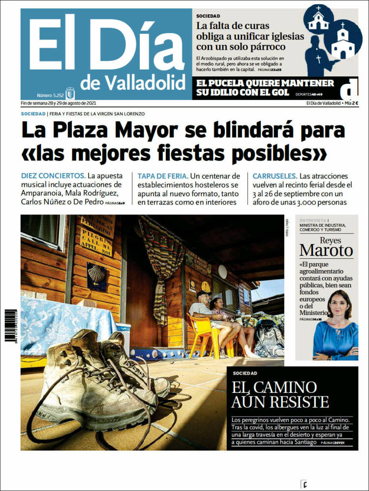 Portada de El Día de Valladolid (Espa&ntilde;a)