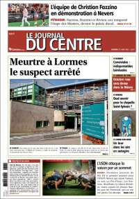 Portada de Le Journal du Centre (Francia)