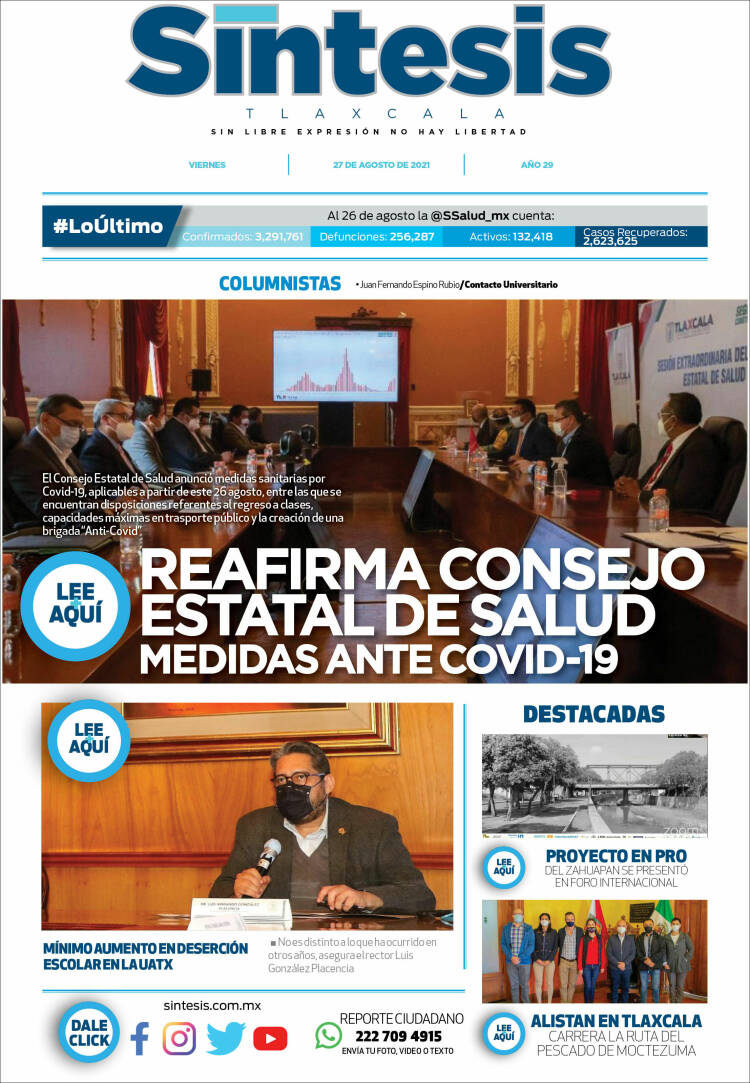 Portada de Síntesis de Tlaxcala (M&eacute;xico)