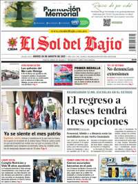 Portada de El Sol del Bajio (M&eacute;xico)