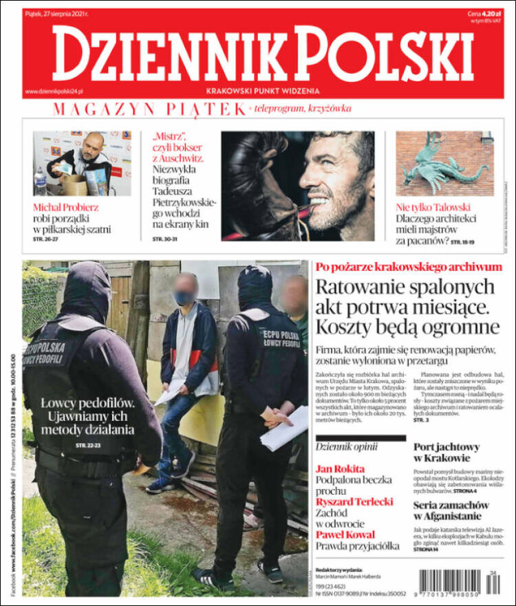 Portada de Dziennik (Polonia)