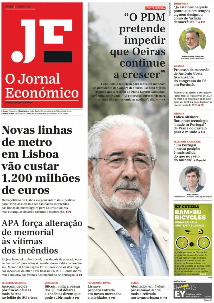 Portada de Oje (Portugal)