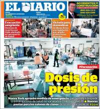 Portada de El Diario NY (USA)