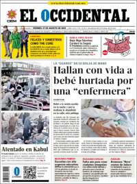 Portada de El Occidental (Mexique)