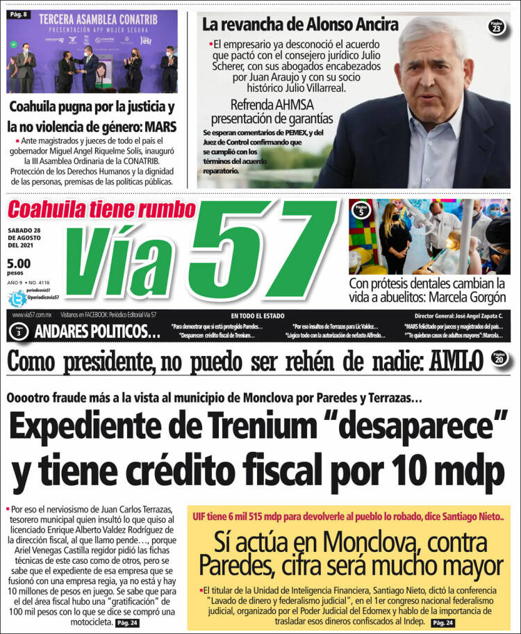 Portada de Via57 (Mexique)