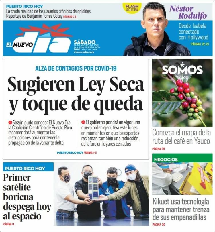 Portada de El Nuevo Día (Puerto Rico)