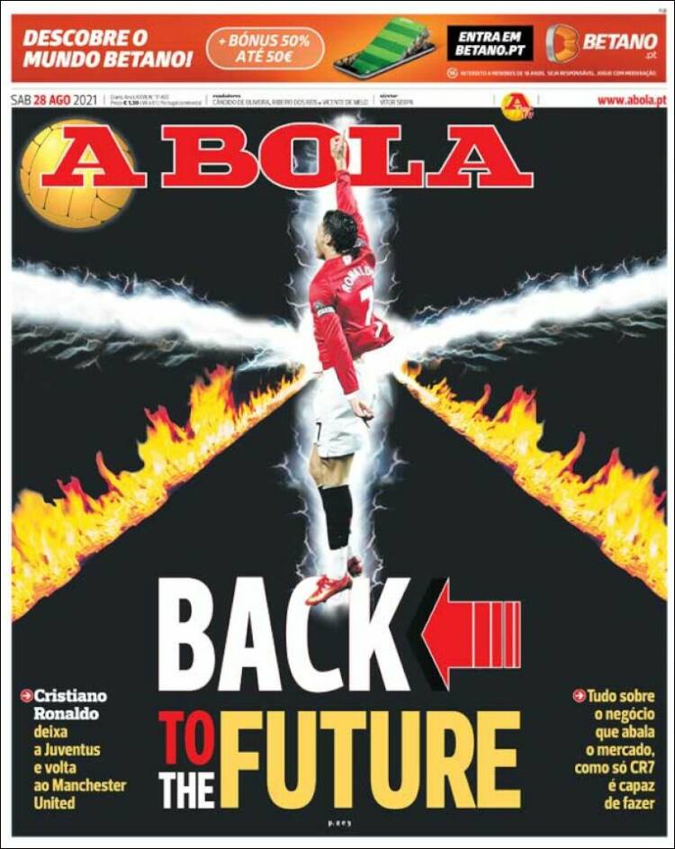Portada de A Bola (Portugal)