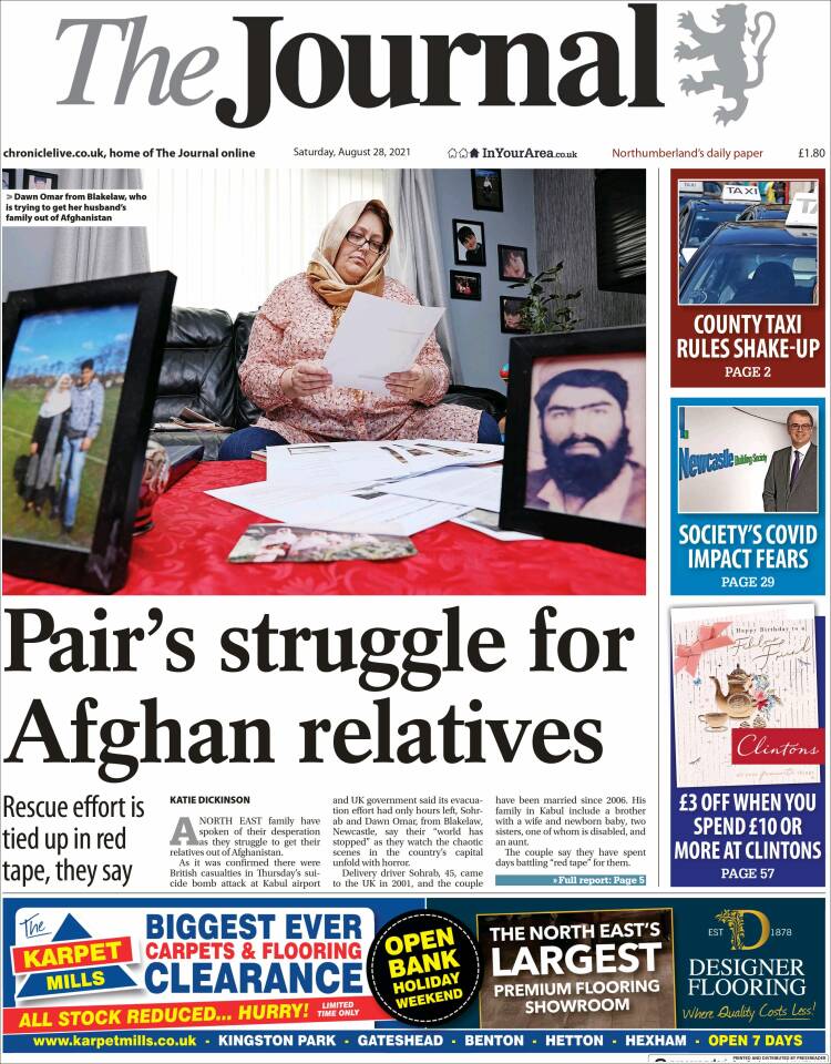 Portada de The Journal (Royaume-Uni)